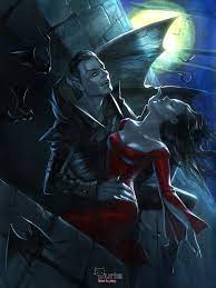 Animes de vampiros colección de maria ximena baz diaz. Vampire And Lady By Apetruk On Deviantart Vampire Love Dark Fantasy Art Vampires And Werewolves