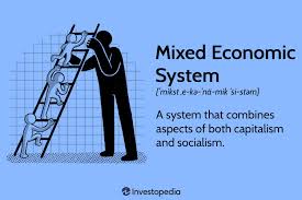 mixed economic system characteristics
