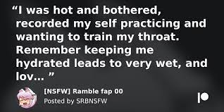 NSFW] Ramble fap 00 | Patreon