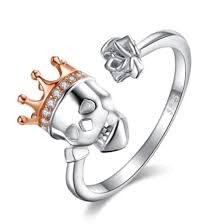 silver ring whole jewelry skull