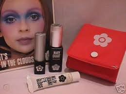 mary quant mini makeup kit case daisy
