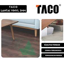 Salah satu jenis lantai bahan kayu paling bagus adalah jenis solid, karena lebih tahan lama, dan bahkan. Lantai Vinyl Taco Lantai Kayu Vinyl Tahan Lama Ketebalan 3mm Shopee Indonesia