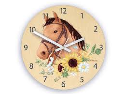 Children Wall Clock Horse With