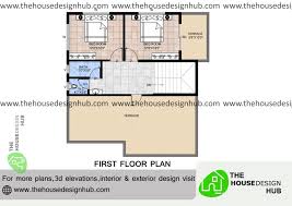 4 Bhk Duplex House Plan In 1600 Sq Ft