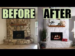 How To Paint A Stone Fireplace Vlog