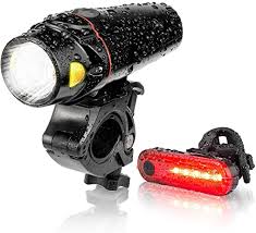 Amazon Com Autobag Bike Light Set Usb Smart Sensor Headlight Waterproof With Free Tail Light Runtime 10 Hrs Bright Rechargeable Front Lights 350 Lm 4 Light Mode For Fits All Bicycles Sports Outdoors