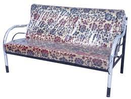 a stylish 3 seater sofa steel from