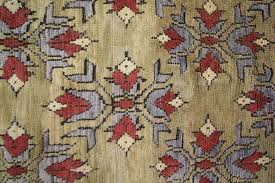 swedish antiques wool green turkish rug