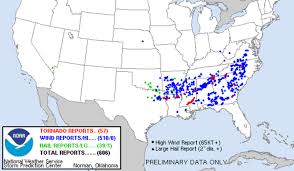 The national weather service since then has confirmed 20 tornadoes in alabama (not all are shown on the map above), and that number could climb with storm surveys ongoing. Tornado Damage In 9 States