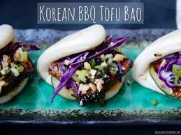 korean bbq tofu bao milk cardamom