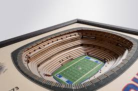New York Giants Metlife Stadium 3d Wood Stadium Replica 3d Wood Maps Bella Maps