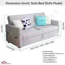 foldable sofa bed multipurpose space