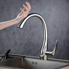 pull out touch sensor kitchen faucet