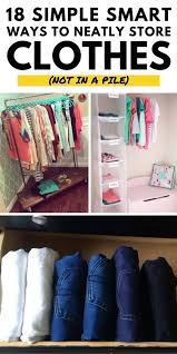 18 ways to clothes not in a pile