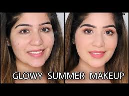 glowy summer makeup tutorial step by