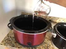 Does a slow cooker need water in the base?