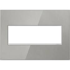 Legrand Adorne 3 Gang Brushed Stainless