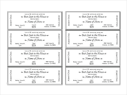 Event Tickets Template Modclothing Co