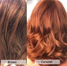 To achieve this hue, create a deeper root with color touch 7/89 + 7/86 + 6/0 + 1.9%., then paint on the following formula through the mid. How To Dye Caramel Brown Hair Color At Home Application Guide Hair Colorist