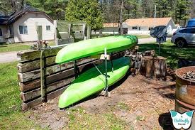 quick and easy diy kayak rack a