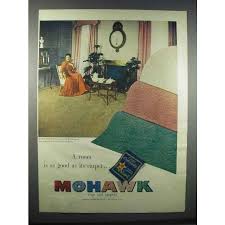 1947 mohawk rugs and carpets ad room