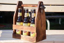 diy beer caddy myoutdoorplans