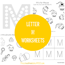 pre letter m worksheets free