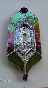 Light Switch Plate Stained Glass By