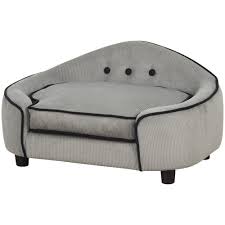 pawhut pet sofa with cushion