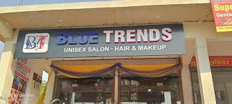 blue trends uni hair and makeup