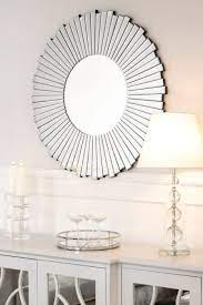 Elegant Sunburst Starburst Wall Mirror