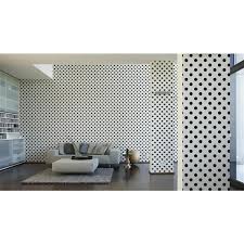 white 2 polka dot wallpaper roll