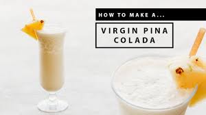 how to make a virgin pina colada you