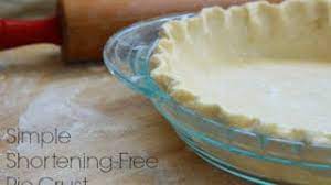 easy shortening free pie crust the
