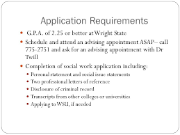 PERSONAL STATEMENTS FOR GRADUATE SCHOOL IN SOCIAL WORK The National Academies Press