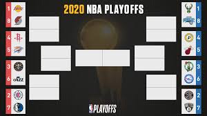 With 22 teams returning to play in late given the new changes and altered playing atmosphere, here's how the playoff bracket could look but also expect a much better brooklyn team to challenge milwaukee for the best team in the east. Nba Playoffs 2020 Schedules Updating Scores And Results Bracket Tv Information For All First Round Series News Akmi