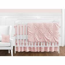 Harper Blush Pink Collection Crib Bedding