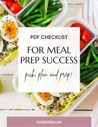 meal prep ideas for losing weight pdf