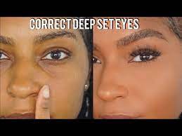 how to conceal deep set eyes easy