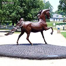 Life Size Bronze Arabian Horse Statue