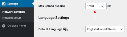 increase the maximum file upload size