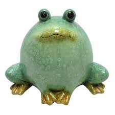 Outdoor Terracotta Frog Figurine 6