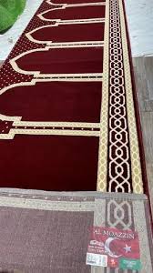 velvet embroidered masjid carpet roll