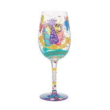 Happy 50th Birthday Wine Glass Enesco