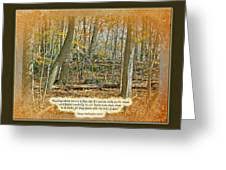 I love to think of nature as an unlimited broadcasting station, through which god speaks to us every hour, if we will only tune in. Autumn Forest George Washington Carver Quote Canvas Print Canvas Art By Carol Senske