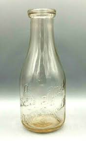 Health Quart Glass Milk Bottle