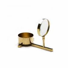 Brass Iron Golden Magnifying T Light