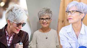 Voici 3 styles de cheveux tendance et qui rajeunissent les femmes de 60 ans  avec lunettes !
