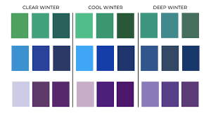 winter color palette super simple