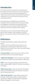 May 20, 2021 · asb, anz and westpac accused of credit card debacle with widows 20 may, 2021 05:36 am 5 minutes to read sarah busby and her husband peter ran gilt edge alpaca farm near hastings. Anz Credit Card Conditions Of Use Credit Cards Pdf Free Download